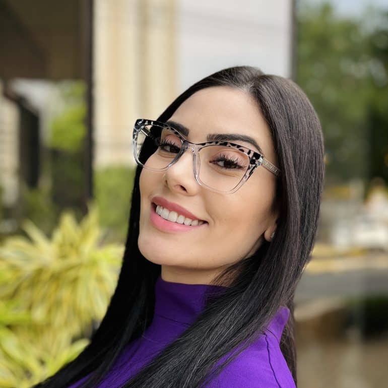 safine com br oculos de grau feminino gatinho tartaruga e transparente helena