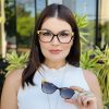 safine com br oculos feminino 2 em 1 clip on gatinho tartaruga marina 2 0