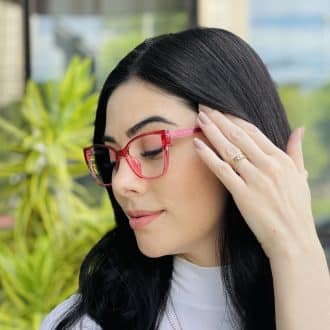 safine com br oculos feminino 2 em 1 clip on gatinho vermelho nathi 3