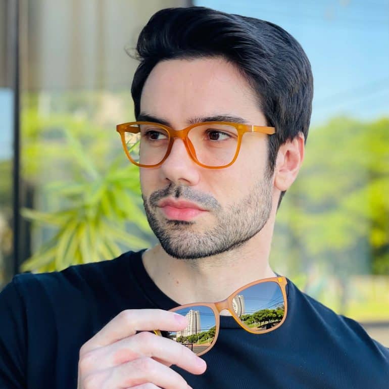 safine com br oculos 2 em 1 clip on masculino quadrado laranja caio 3