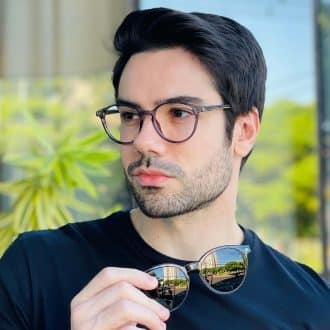 safine com br oculos 2 em 1 clip on masculino redondo cinza breno 5