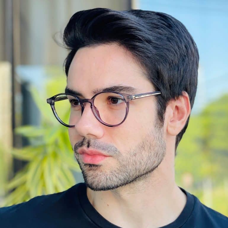 safine com br oculos 2 em 1 clip on masculino redondo cinza breno 8