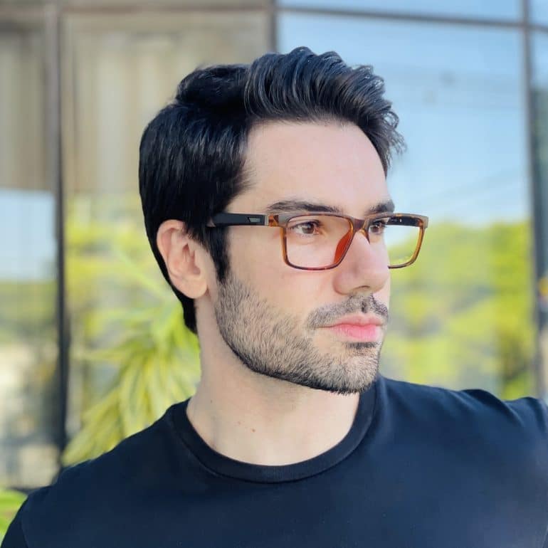 safine com br oculos 3 em 1 clip on masculino retangular tartaruga xavier 5