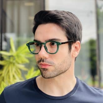 safine com br oculos de grau masculino quadrado verde augusto 1