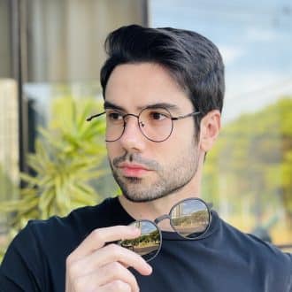 safine com br oculos 2 em 1 clip on masculino redondo preto jean 2