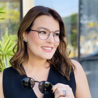 safine com br oculos 2 em 1 clip on feminino redondo preto charlote 2