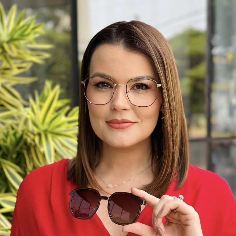 safine com br oculos 2 em 1 clip on hexagonal marrom amanda