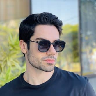 safine com br oculos 2 em 1 clip on masculino hexagonal preto ronan 7