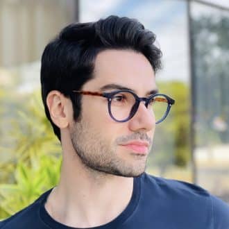 safine com br oculos 2 em 1 clip on masculino redondo azul vinicius 4