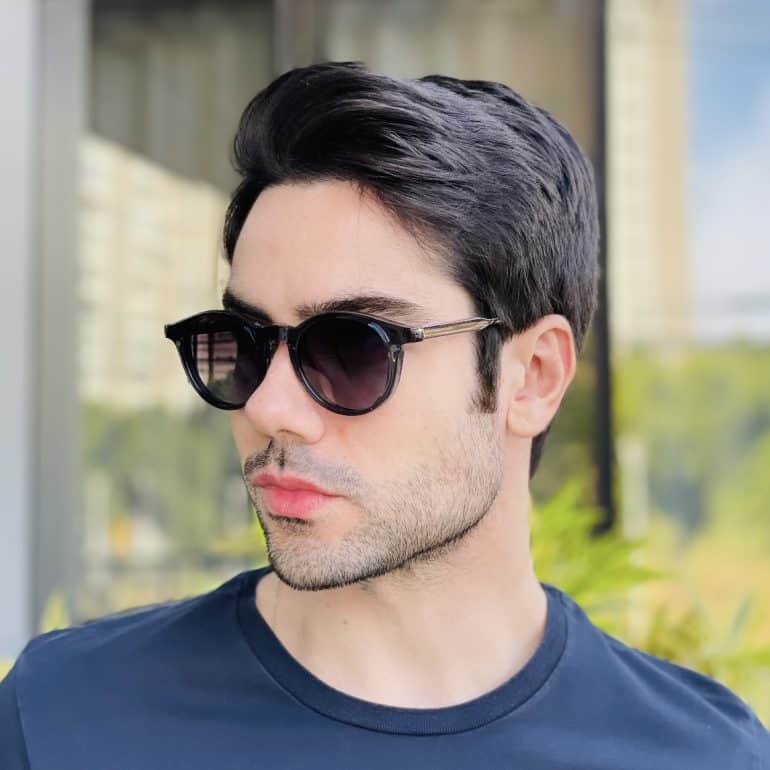 safine com br oculos 2 em 1 clip on masculino redondo cinza vinicius 8