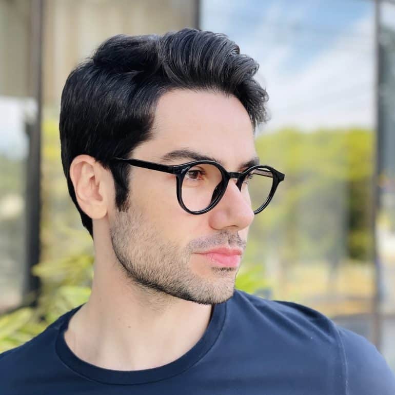 safine com br oculos 2 em 1 clip on masculino redondo preto vinicius 4