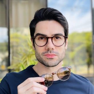 safine com br oculos 2 em 1 clip on masculino redondo rajado vinicius 9