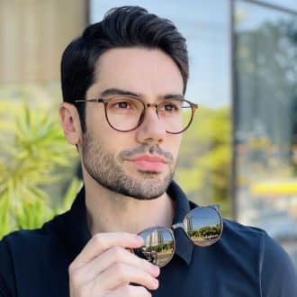 safine com br oculos 2 em 1 clip on masculino redondo tartaruga rui 1