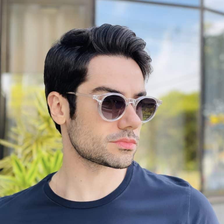 safine com br oculos 2 em 1 clip on masculino redondo transparente vinicius 7