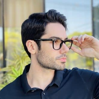 safine com br oculos de grau masculino quadrado preto miguel 3