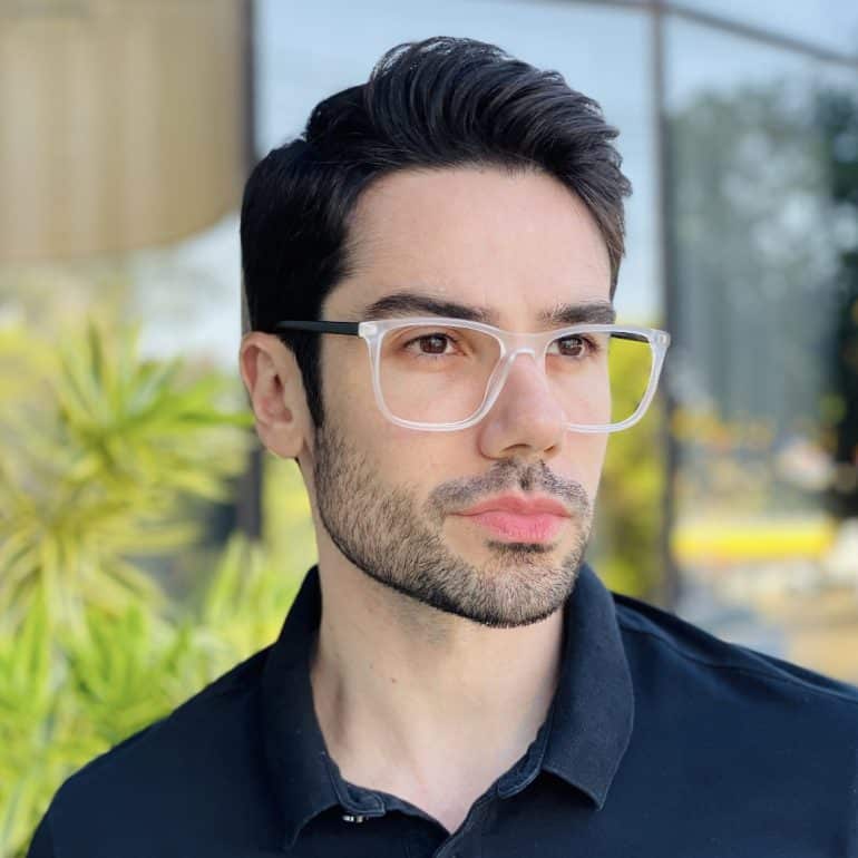 safine com br oculos de grau masculino quadrado transparente bernardo 1