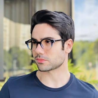 safine com br oculos de grau masculino redondo azul denis 2 0 2