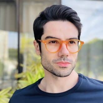 safine com br oculos de grau masculino redondo laranja samuel 2 0 2