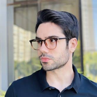 safine com br oculos de grau masculino redondo marrom andre 3