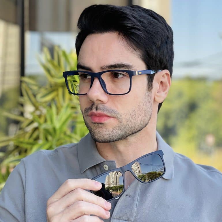 safine com br oculos 2 em 1 clip on masculino quadrado azul rodrigo 3