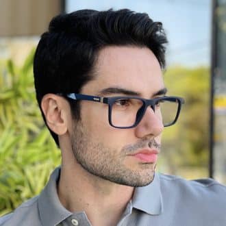 safine com br oculos 2 em 1 clip on masculino quadrado azul rodrigo