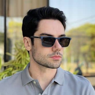 safine com br oculos 2 em 1 clip on masculino quadrado azul tony 8