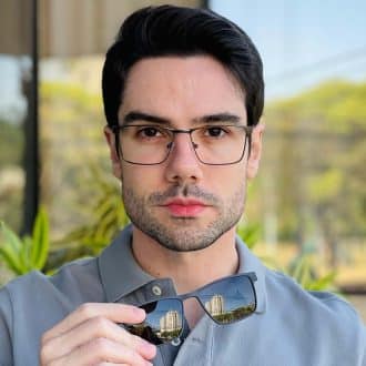 safine com br oculos 2 em 1 clip on masculino quadrado grafite tony 4