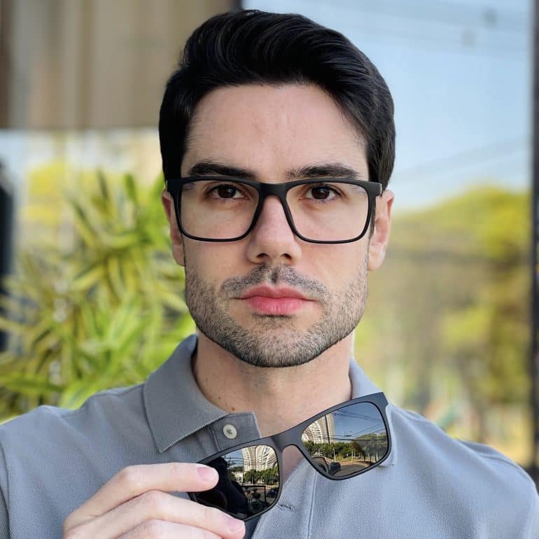 safine com br oculos 2 em 1 clip on masculino quadrado preto rodrigo 2