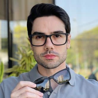 safine com br oculos 2 em 1 clip on masculino retangular preto renan 3