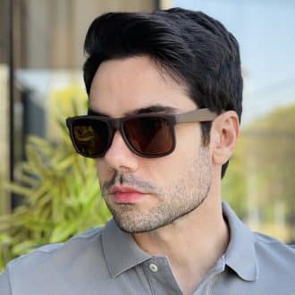 safine com br oculos de sol masculino quadrado marrom matheo 3