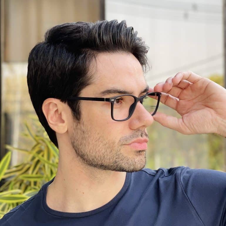 safine com br oculos 2 em 1 clip on masculino quadrado preto henry 4