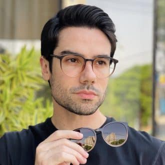 safine com br oculos 2 em 1 clip on masculino redondo marrom oliver 3