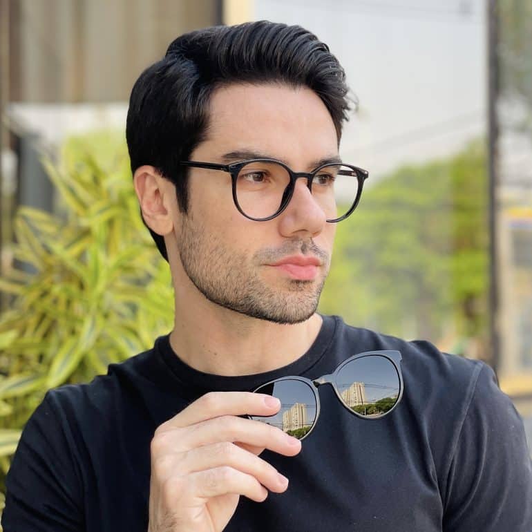 safine com br oculos 2 em 1 clip on masculino redondo preto oliver 3