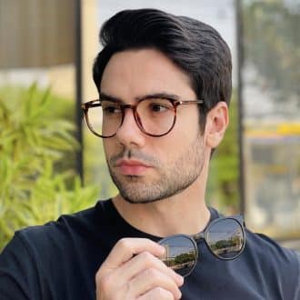 safine com br oculos 2 em 1 clip on masculino redondo tartaruga e preto oliver 7