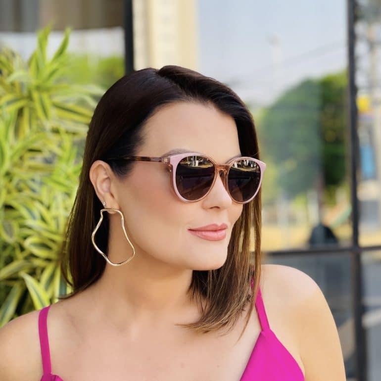 safine com br oculos 2 em 1 clip on redondo rose mirella 7