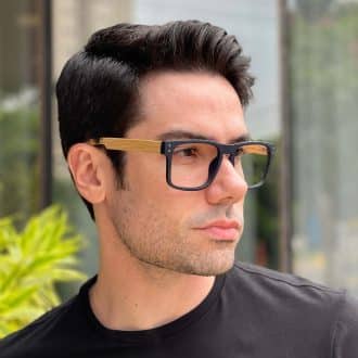 safine com br oculos de grau masculino quadrado azul guilherme 2