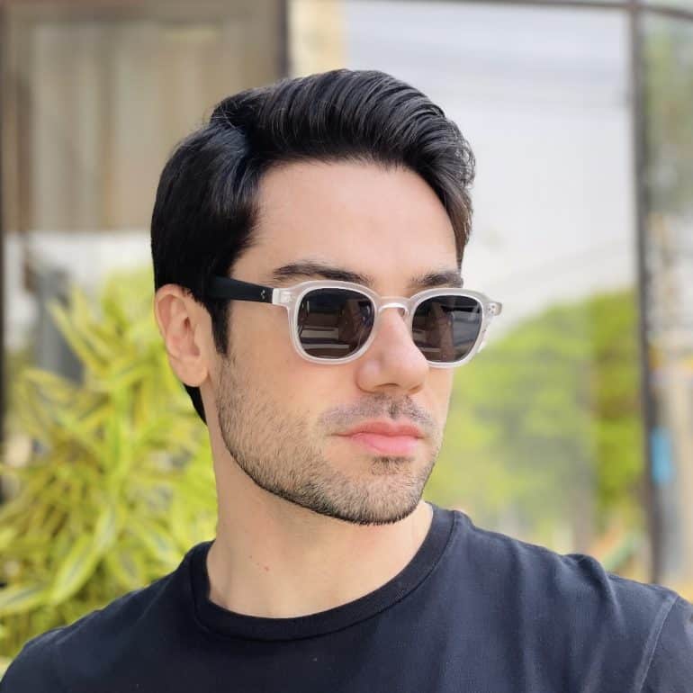 safine com br oculos de sol masculino quadrado transparente theodoro 1