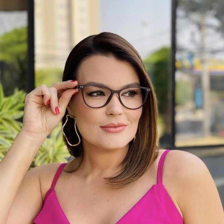 safine com br oculos feminino 2 em 1 clip on gatinho marrom brenda 4