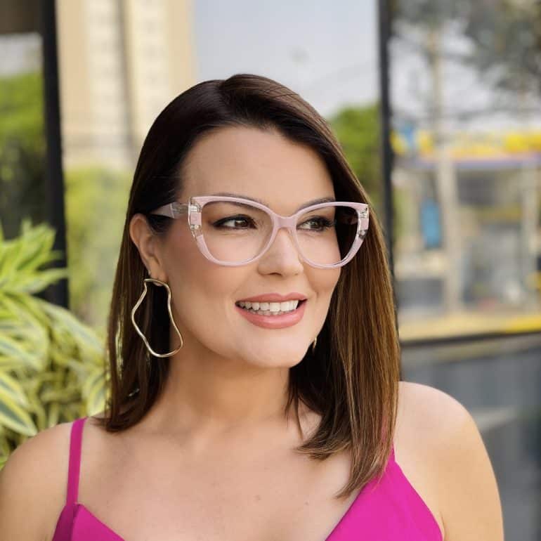 safine com br oculos feminino 2 em 1 clip on gatinho rosa zoe 5