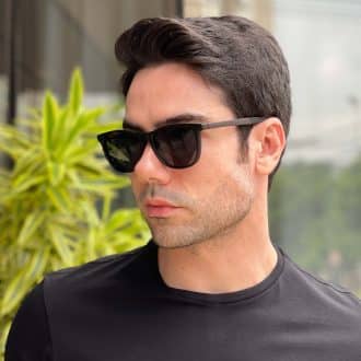 safine com br oculos 2 em 1 clip on masculino quadrado marrom e preto fred 5