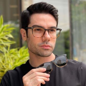 safine com br oculos 2 em 1 clip on masculino quadrado preto e tartaruga fred 3