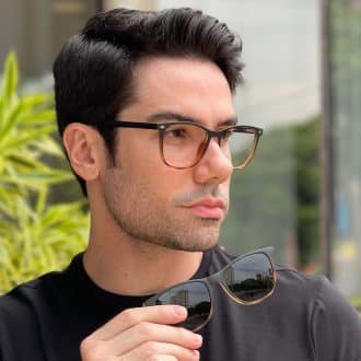 safine com br oculos 2 em 1 clip on masculino quadrado preto e tartaruga fred