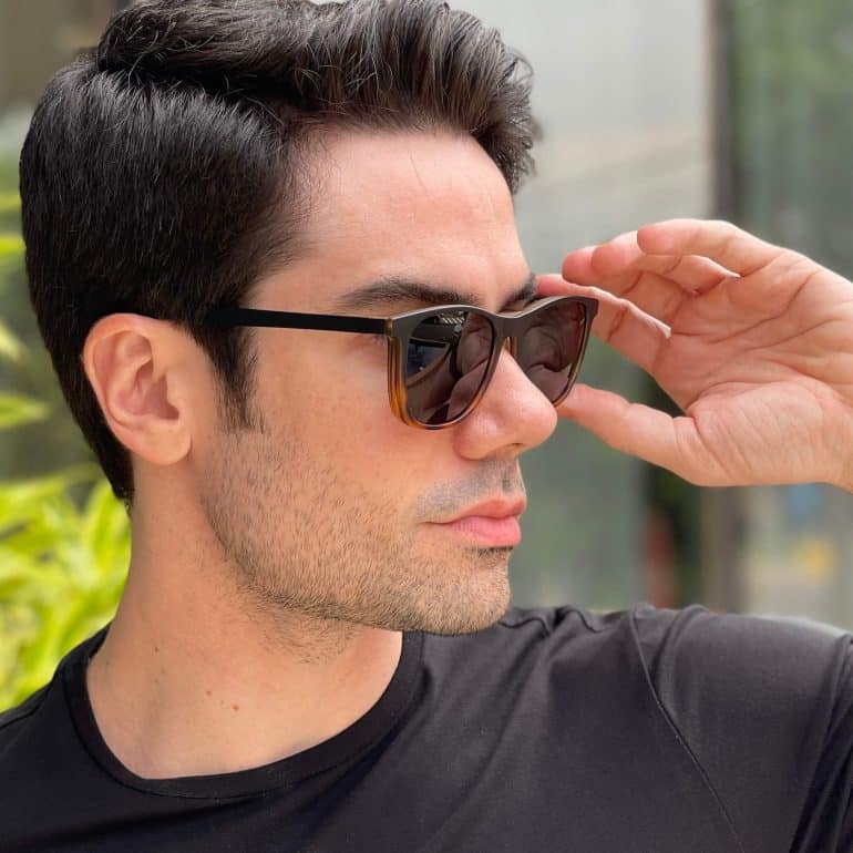 safine com br oculos 2 em 1 clip on masculino quadrado preto e tartaruga fred 4