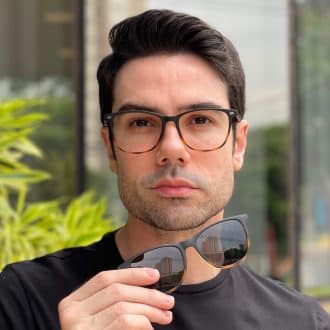 safine com br oculos 2 em 1 clip on masculino quadrado preto e tartaruga fred 5