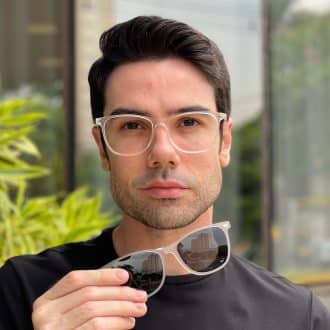 safine com br oculos 2 em 1 clip on masculino quadrado transparente fred 3