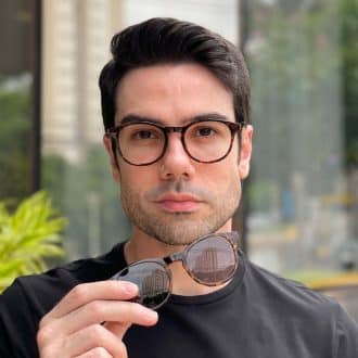 safine com br oculos 2 em 1 clip on masculino redondo tartaruga caua 5