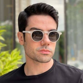 safine com br oculos 2 em 1 clip on masculino redondo transparente david 6