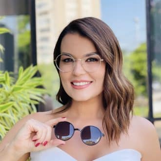 safine com br oculos 2 em 1 clip on redondo marrom nicole