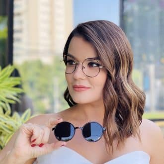 safine com br oculos 2 em 1 clip on redondo tartaruga nicole 2 0 2