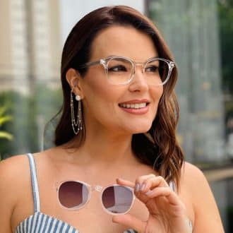 safine com br oculos 2 em 1 clip on redondo transparente belle 1